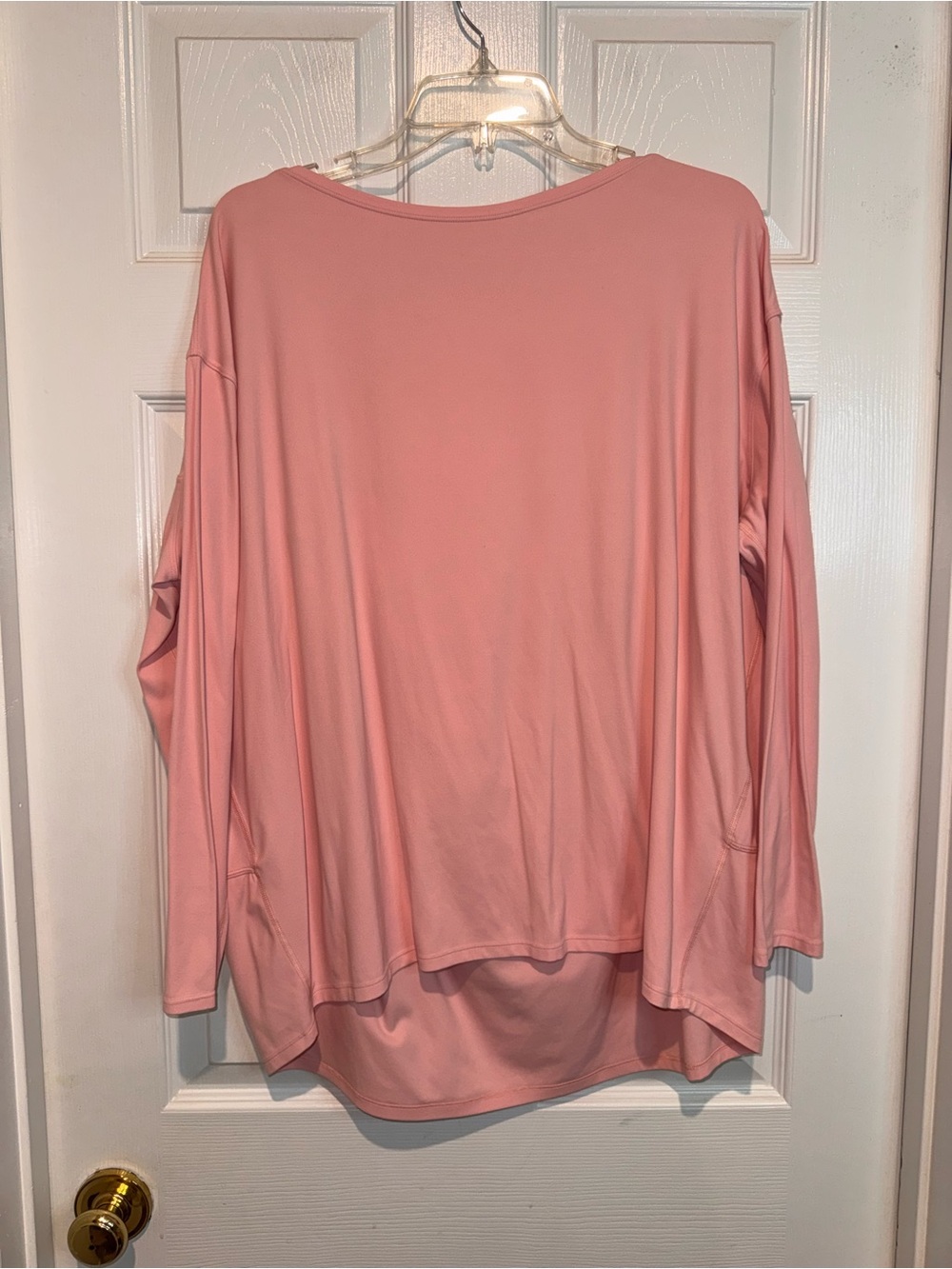Lululemon Back In Action Oversized Pink Top. Size 14